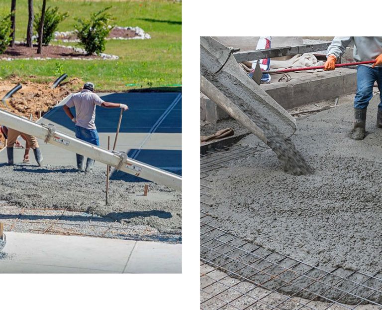 concrete pouring